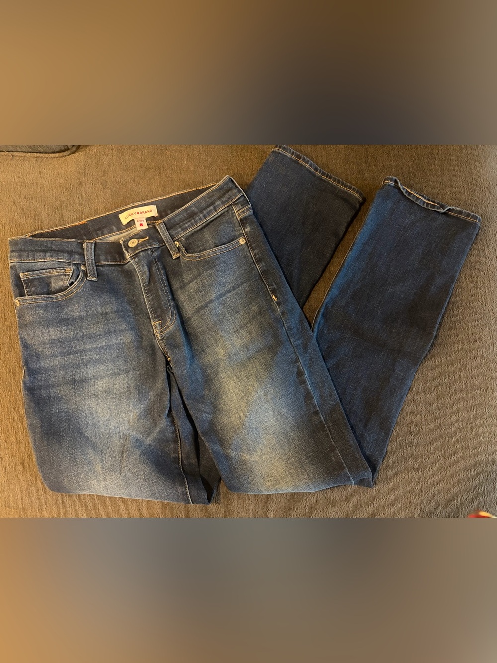 Lucky Brand Medium Wash Straight Leg Jeans